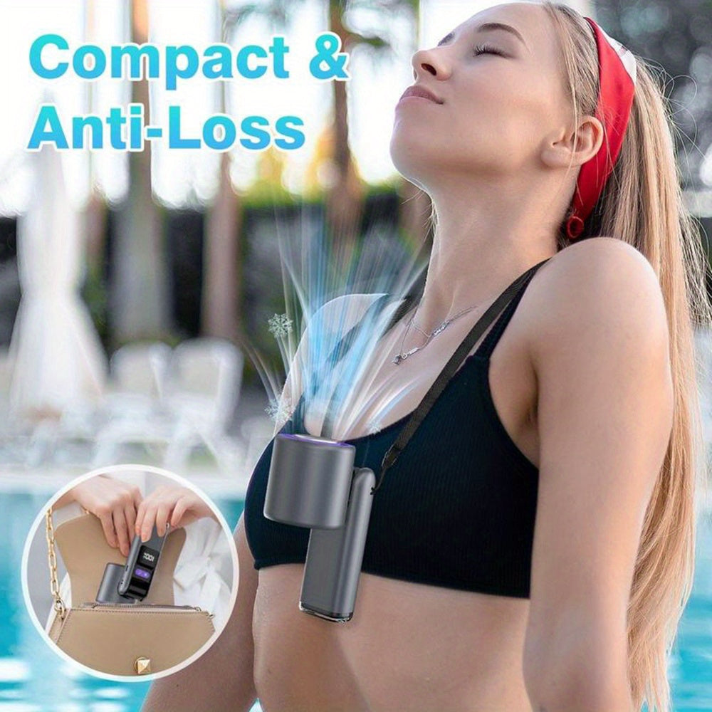 NNETM Portable Handheld Turbo Fan with Cooling Tech